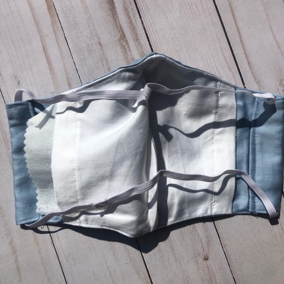 Triple Layer Cotton Face Masks Washable Reusable - Picture 8 of 10